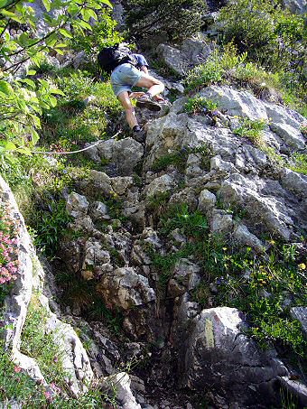 Le Pas des Barres permet d'accéder au plateau du Mont Granier