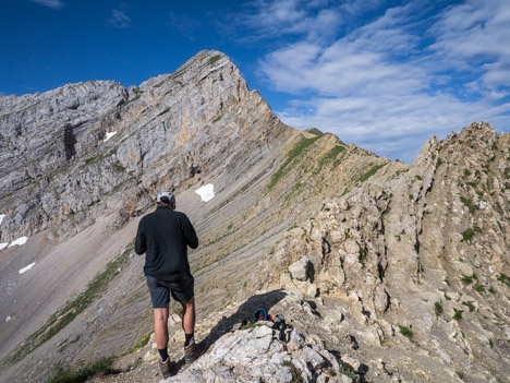 Le Col du Rasoir et le Pic de Jallouvre