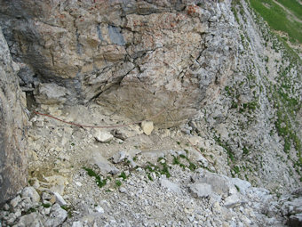 Pointe Blanche, câble du Passage Pellier