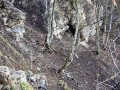 Couloir terreux sous la Dent du Chat