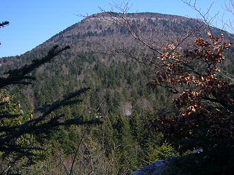 Château Richard, vu depuis le plateau de Belledigue