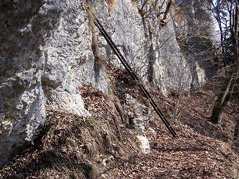 Première échelle du Château Richard, Montagne de l'Épine