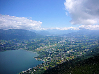 L'extrèmité Sud du Lac du Bourget