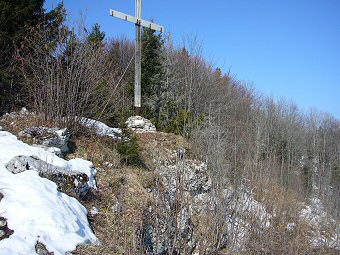 La Croix le Signal, sommet de la Montagne de l'Épine, Savoie
