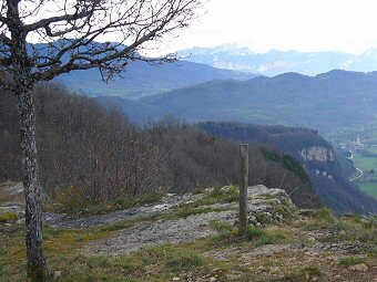 La grande Chartreuse vu depuis le belvédère du Grand Bec