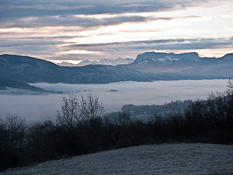 Mer de nuage sur le Lac d'Aiguebelette