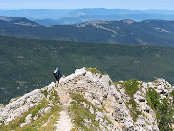 Descente du Mont Colombier