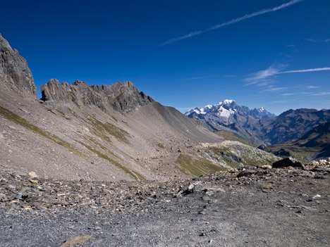 Brèche de Parozan et Mont Blanc