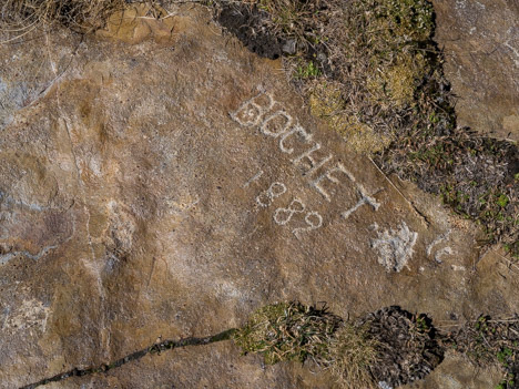 Grafitis du Grand Mont d'Arêche