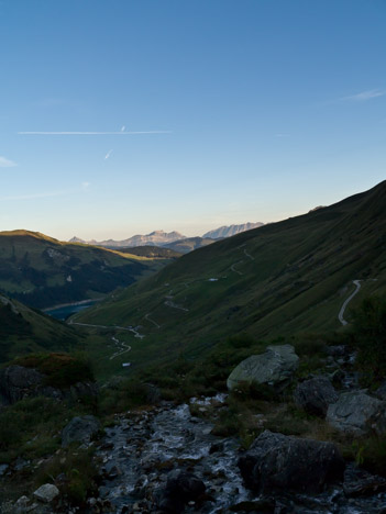 Sous Presset, lac de Roselend