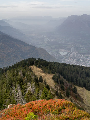 Sur la crête de la Roche Pourrie