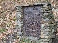 Plaque de fonte de l'écurie à mules, Sentier du Fer