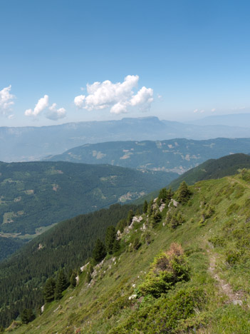 Le Mont Granier au loin