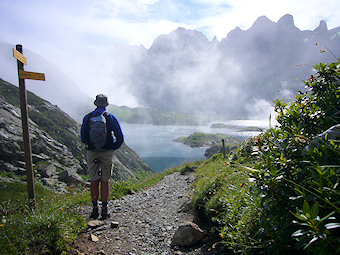 Brume sur les Lacs Robert