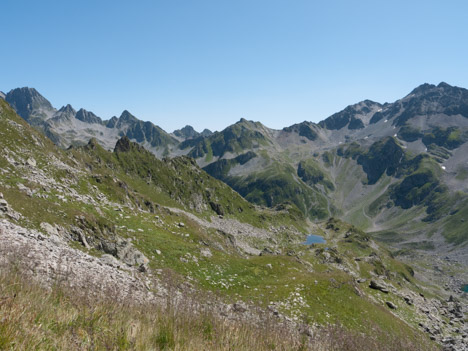 Le Col du Merlet depuis le Col du Vay