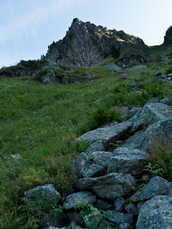 Couloir herbeux de la Croix de Chaurionde