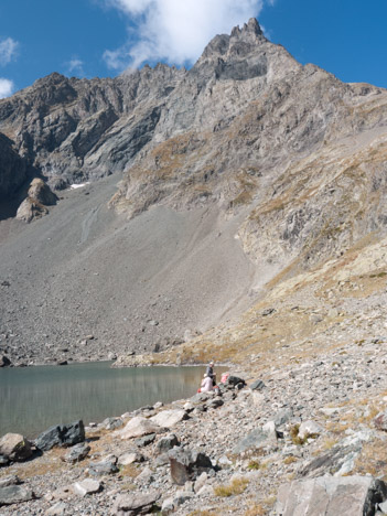 Au bord du Lac de Belledonne