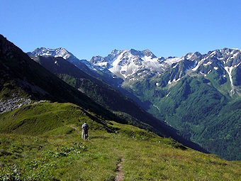 Arrivée au Col de la Perrière