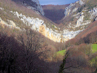 Cascade de Luizet, Lompnas