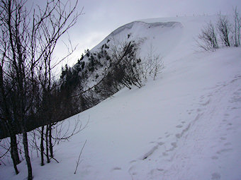 Dernier ressaut de l'arête du Grand Colombier