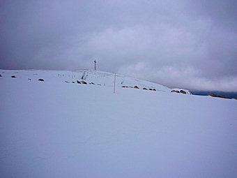 Croix du Grand Colombier depuis le Col