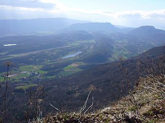 Dans la montée vers la croix d'Innimond – la Cra 1008m