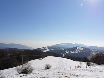 Le Bugey depuis le Calvaire de Porte