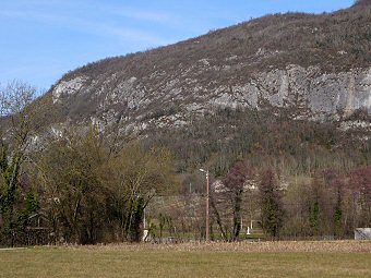 La falaise de Saint-Benoît