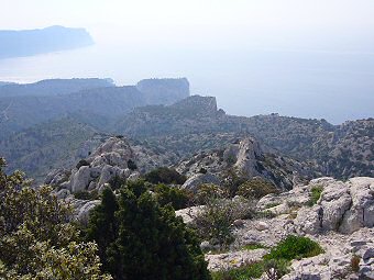 La baie de Cassis depuis le Cap Gros