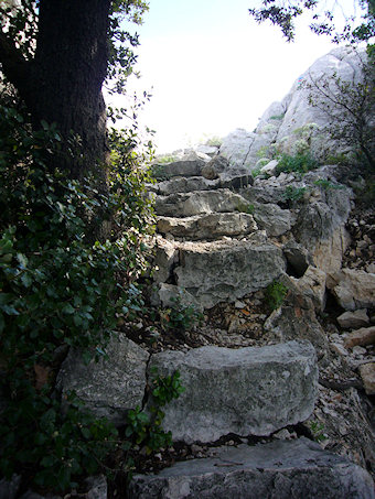 Les escaliers du Cap Gros