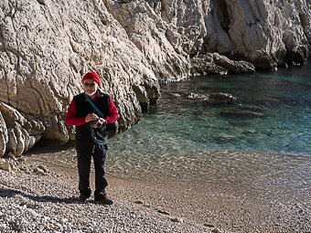 La plage de la Calanque de Sugiton