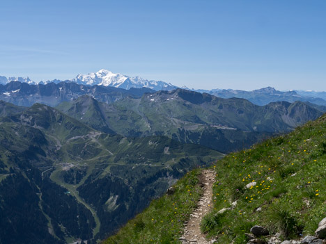 Paysage d'exception, le Mont Blanc