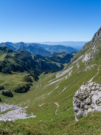 Descente sur les Chalets d'Oche