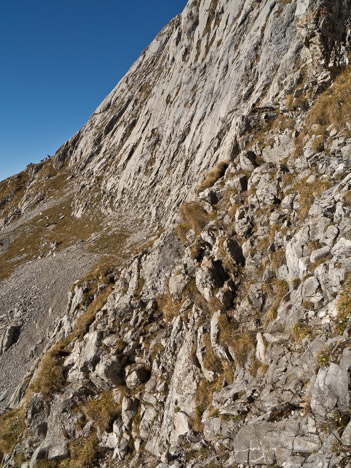 Les Cornettes de Bise, passage clé