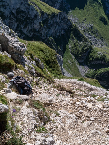 Descente de la Dent d'Oche