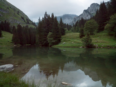 Lac de Fontaine, Vacheresse