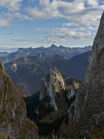 Sur l'arête Nord du Mont Billiat