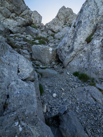 Couloir sous le Mont de Grange