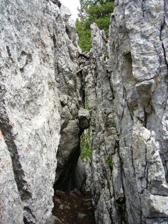 Crevasse du Chaos de Bellefont