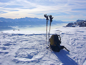 Au sommet des Rochers de Belles Ombres