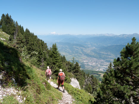 Col de Belles Ombres, sentier