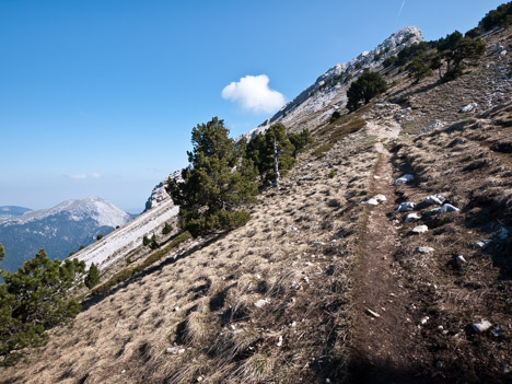 Chamechaude, sortie de la Brèche Arnaud