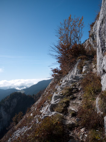 Traversée des dalles du Charmant Som