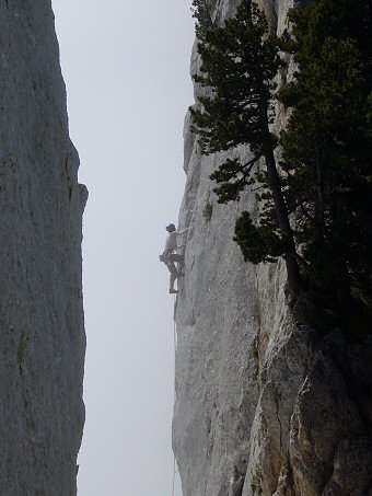 Escalade au Rocher Pointu