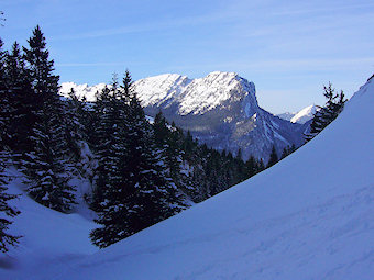 Forêt fendue et Lances de Malissard