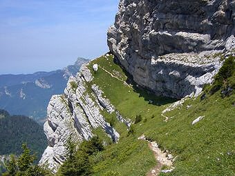 Sangle de la Barrère, Dent de Crolles