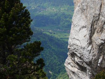 Les Entremonts depuis les Rochers du Fouda Blanc