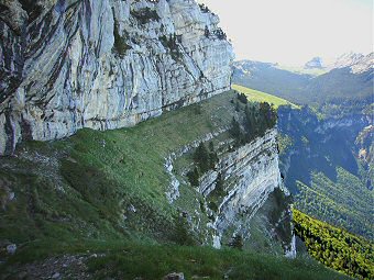 Le cirque de Saint Même vu depuis le Grand Sangle du Fouda Blanc