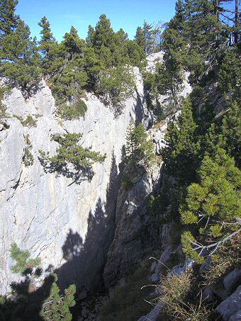 Sous l'arête du Grand Manti