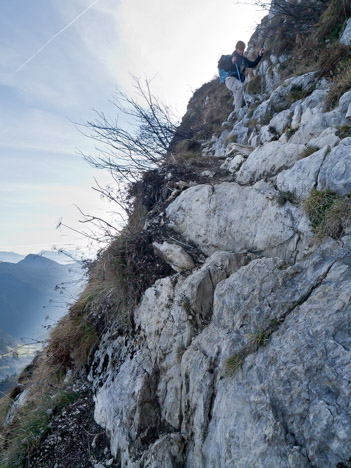 Passage escarpé du Racapé